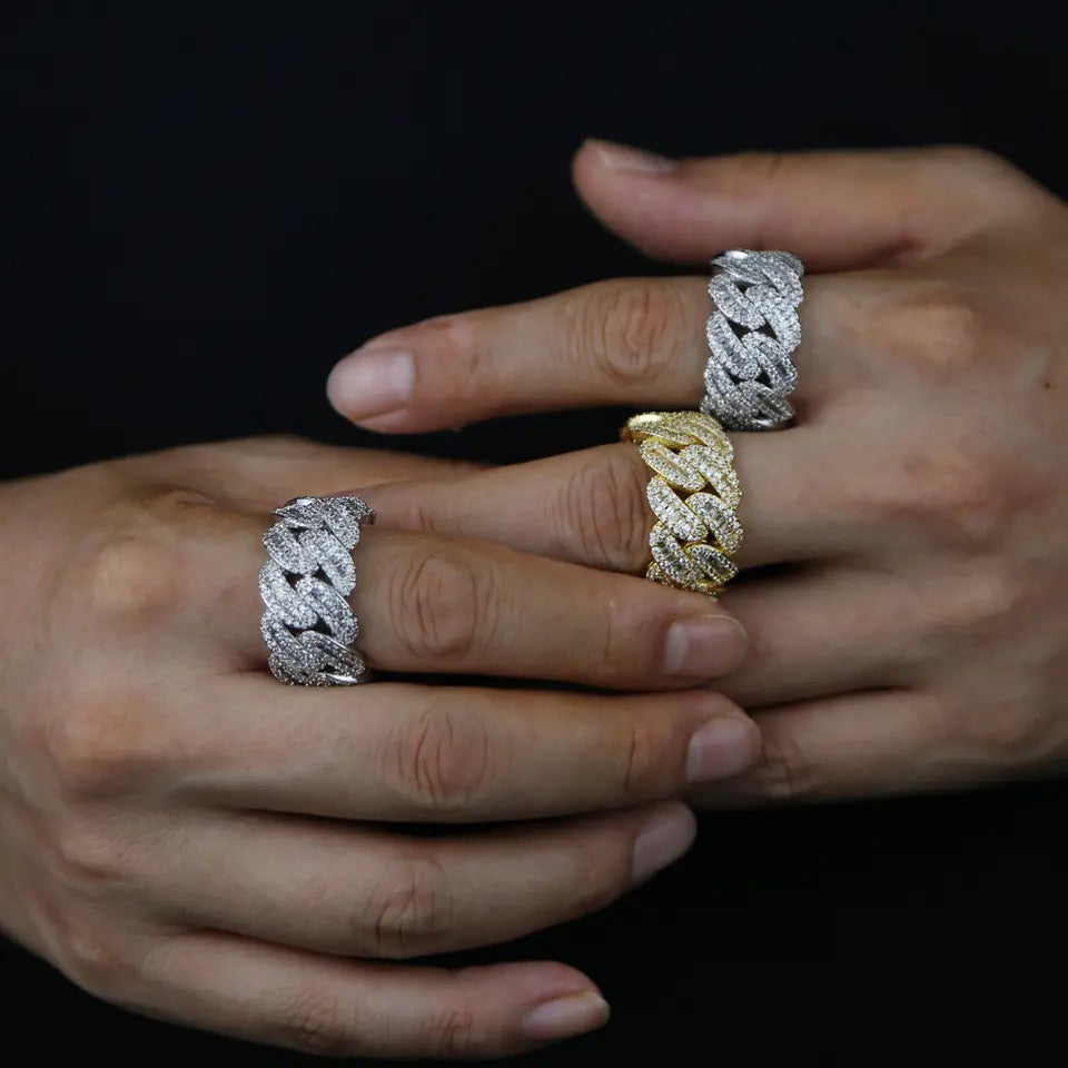 Diamond Cuban Link Ring