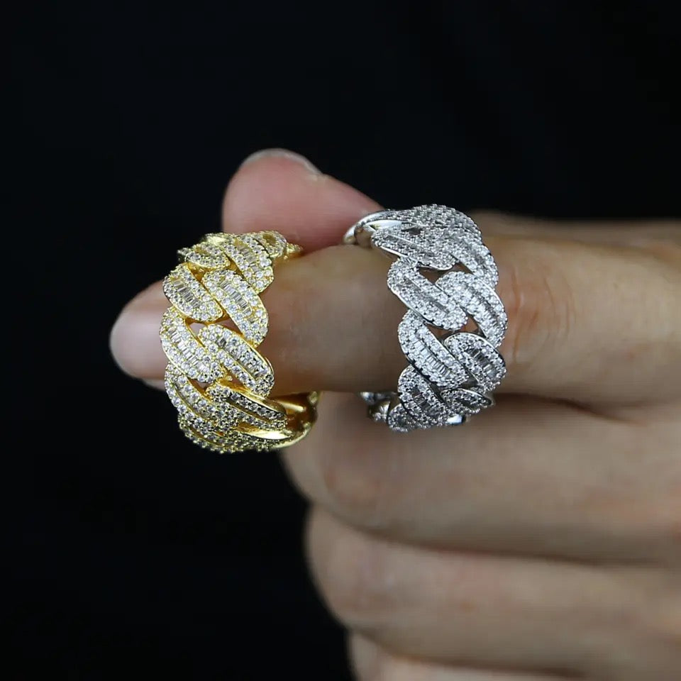 Diamond Cuban Link Ring