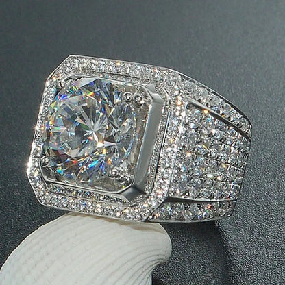 Flashy Square Diamond Ring