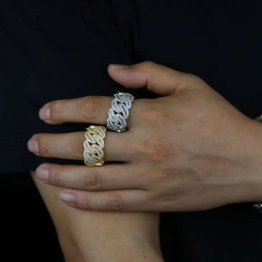 Diamond Cuban Link Ring