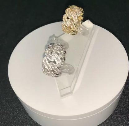 Diamond Cuban Link Ring